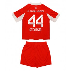 Bayern Munich Josip Stanisic #44 Hjemmebanetrøje Børn 2025-26 Kortærmet (+ Korte bukser)